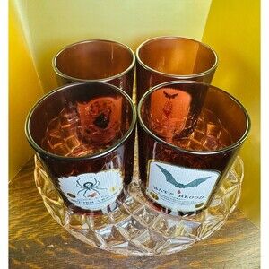 Threshold Target Halloween Potion Tumblers Glasses Set of 4 NIB Spooky Decor